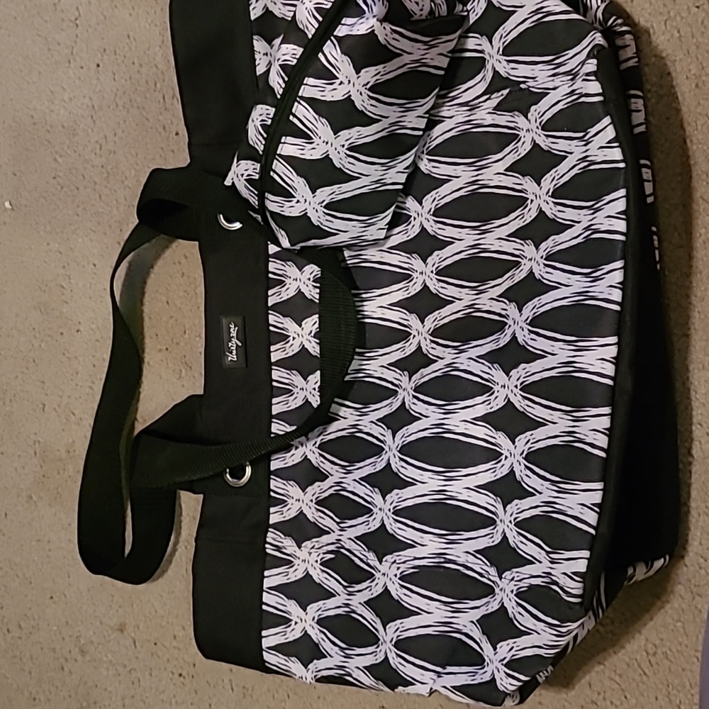 Thirty-one Blak Links bag with matching make-up bag